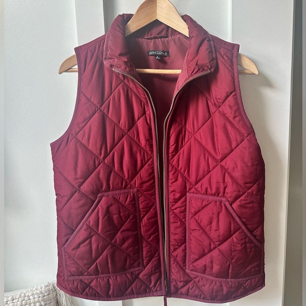 Jcrew puffer vest